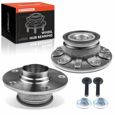 2 Pcs Rear Wheel Hub Bearing Assembly
