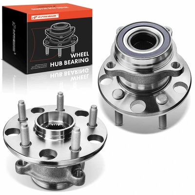 2 Pcs Rear Wheel Bearing & Hub Assembly
