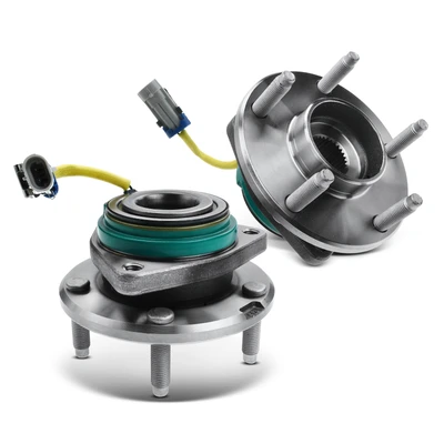2 Pcs Rear Wheel Bearing & Hub Assembly