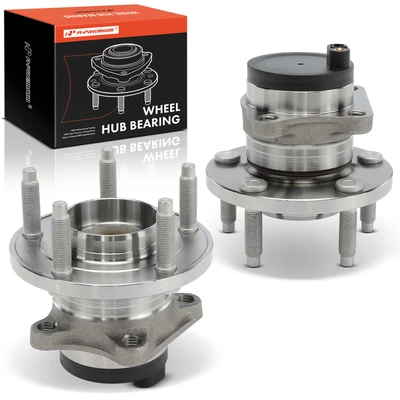 2 Pcs Rear Wheel Hub Bearing Assembly