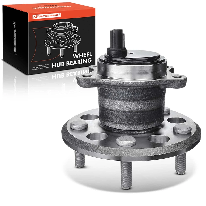 Rear Driver Wheel Bearing & Hub Assembly with ABS Sensor for Toyota Camry Avalon