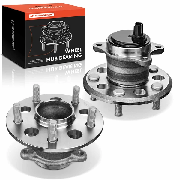 2 Pcs Rear Wheel Bearing & Hub Assembly with ABS Sensor for 2013-2018 Toyota Avalon