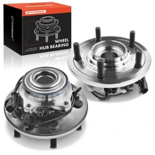 2 Pcs Rear Wheel Bearing & Hub Assembly with ABS Sensor for 2007-2008 Chrysler Pacifica