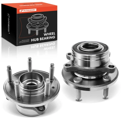 2 Pcs Wheel Bearing & Hub Assembly