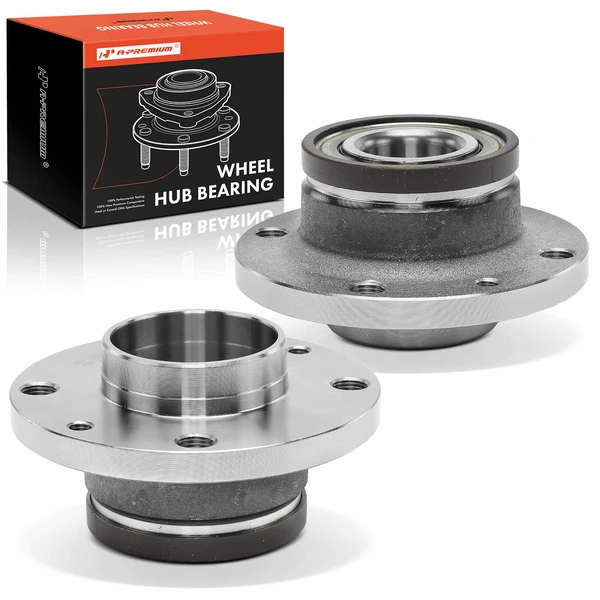 2 Pcs Rear Wheel Hub Bearing Assembly for Fiat 500 2012-2019 L4 1.4