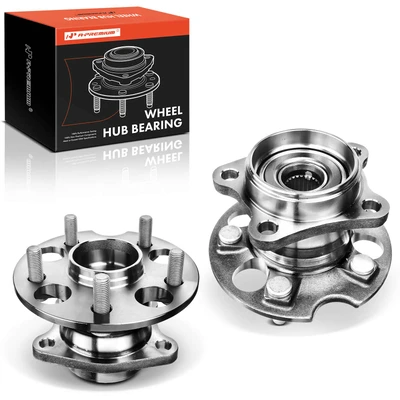 2 Pcs Rear Wheel Bearing & Hub Assembly
