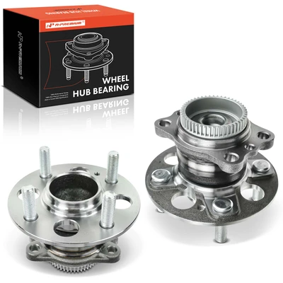 2 Pcs Rear Wheel Bearing & Hub Assembly