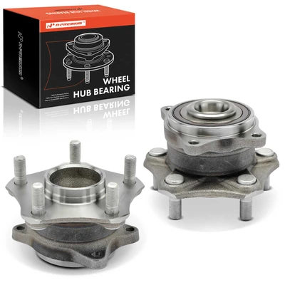 2 Pcs Rear Wheel Hub Bearing Assembly with ABS