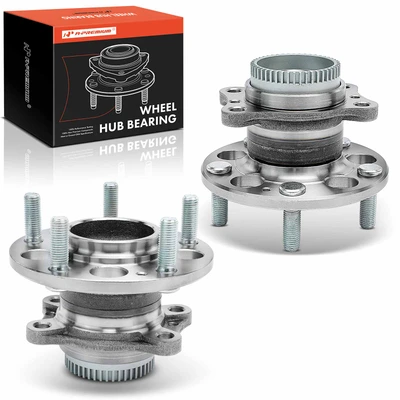 2 Pcs Rear Wheel Bearing & Hub Assembly