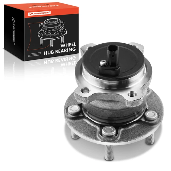 Rear Driver or Passenger Wheel Bearing & Hub Assembly with ABS Sensor for Ford C-Max Escape