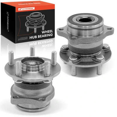 2 Pcs Rear Wheel Bearing & Hub Assembly