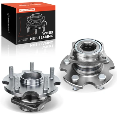 2 Pcs Rear Wheel Bearing & Hub Assembly