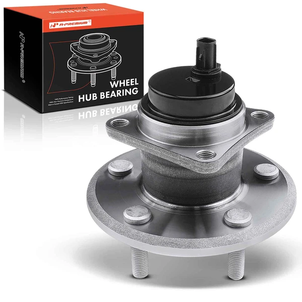Rear Driver or Passenger Wheel Bearing & Hub Assembly with ABS Sensor for Toyota Matrix