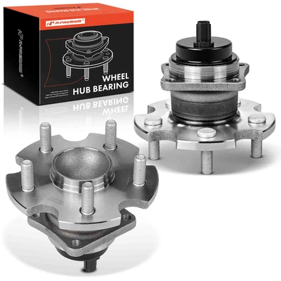 2 Pcs Rear Wheel Hub Bearing Assembly with ABS