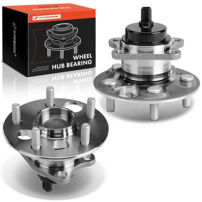 2 Pcs Rear Wheel Hub Bearing Assembly