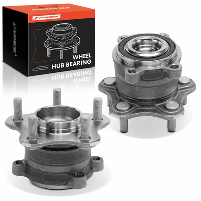 2 Pcs Rear Wheel Hub Bearing Assembly