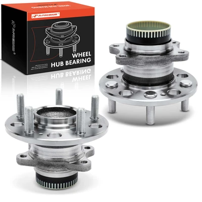 2 Pcs Rear Wheel Bearing & Hub Assembly