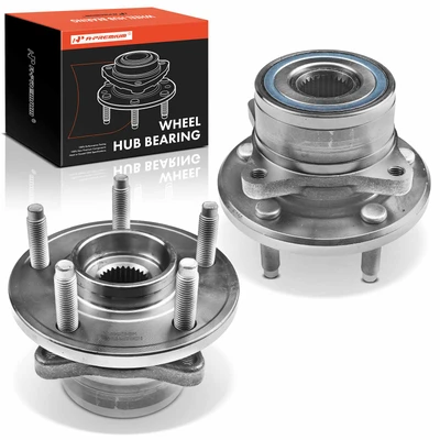 2 Pcs Rear Wheel Bearing & Hub Assembly