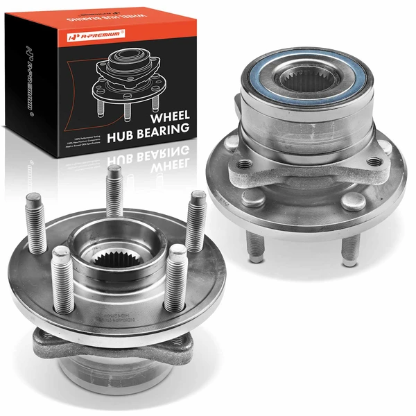 2 Pcs Rear Wheel Bearing & Hub Assembly for 2007-2009 Jaguar XKR