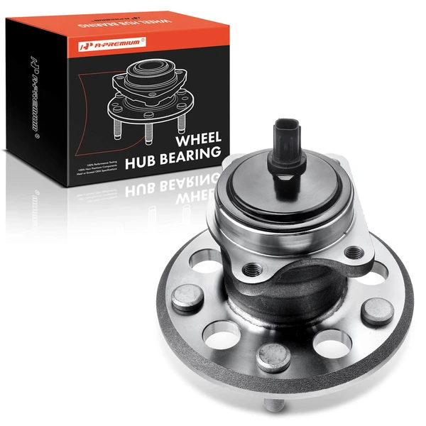 Rear Driver Wheel Bearing & Hub Assembly with ABS Sensor for Lexus ES300h 13-18