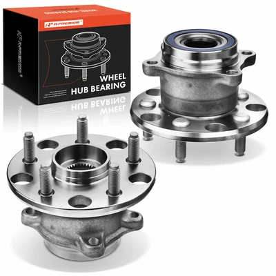 2 Pcs Rear Wheel Bearing & Hub Assembly