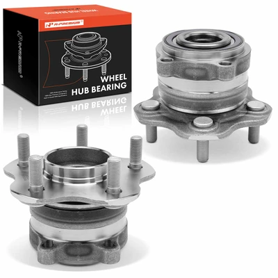 2 Pcs Rear Wheel Bearing & Hub Assembly
