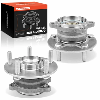 2 Pcs Rear Wheel Bearing & Hub Assembly