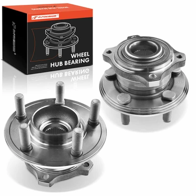 2 Pcs Rear Wheel Bearing & Hub Assembly