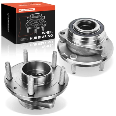 2 Pcs Rear Wheel Bearing & Hub Assembly for 2014-2019 Chevrolet Corvette