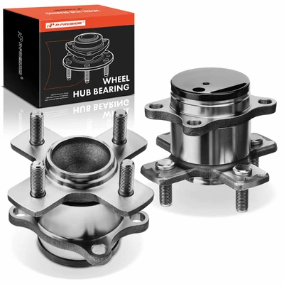 2 Pcs Rear Wheel Bearing & Hub Assembly