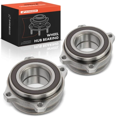 2 Pcs Rear Wheel Bearing & Hub Assembly