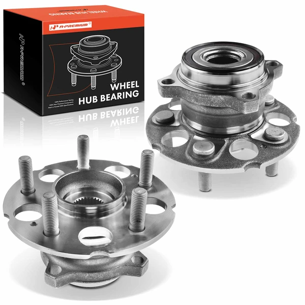 2 Pcs Rear Wheel Bearing & Hub Assembly for Acura TLX 2015-2020 3.8L