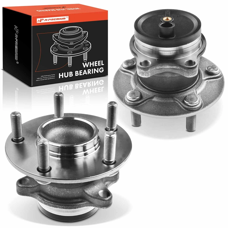 2 Pcs Rear Wheel Bearing & Hub Assembly with ABS Sensor for Mitsubishi Outlander