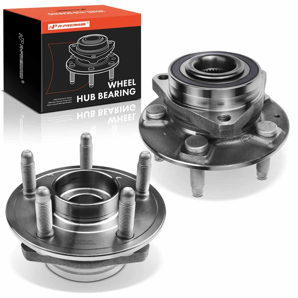 2 Pcs Wheel Bearing & Hub Assembly for Buick Envision Cadillac ATS CTS Camaro