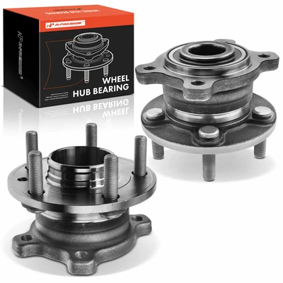 2 Pcs Rear Wheel Bearing & Hub Assembly