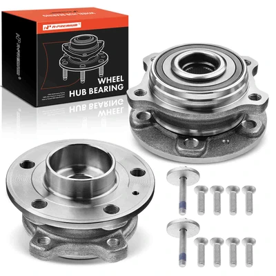 2 Pcs Rear Wheel Bearing & Hub Assembly