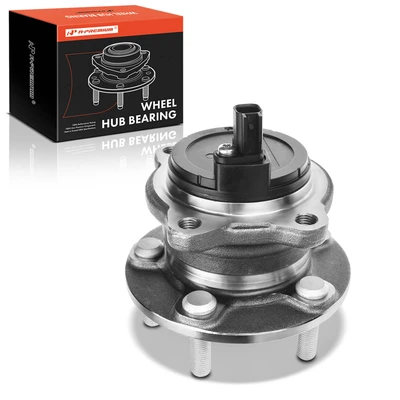 Rear Driver or Passenger Wheel Bearing & Hub Assembly with ABS Sensor