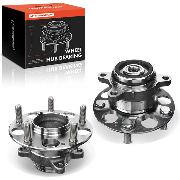 2 Pcs Rear Wheel Bearing & Hub Assembly for Honda Civic 2012 DX LX 1.8L