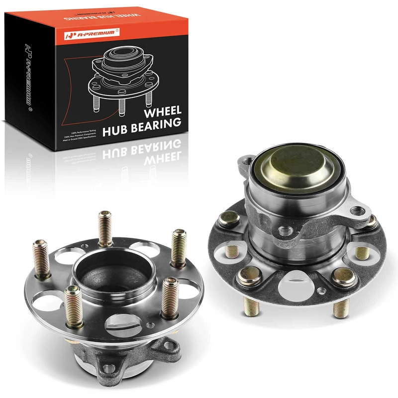 2 Pcs Rear Wheel Bearing & Hub Assembly for Honda Civic 13-15 1.8L Acura ILX 16-18