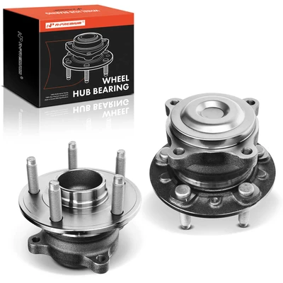 2 Pcs Rear Wheel Bearing & Hub Assembly