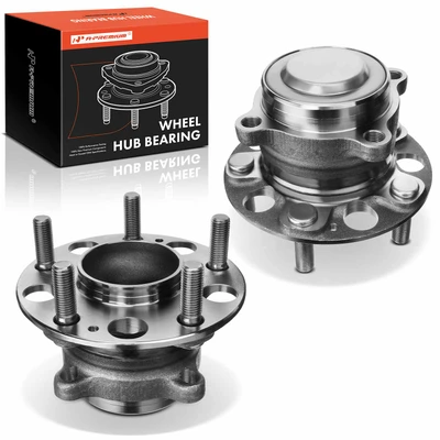 2 Pcs Rear Wheel Bearing & Hub Assembly