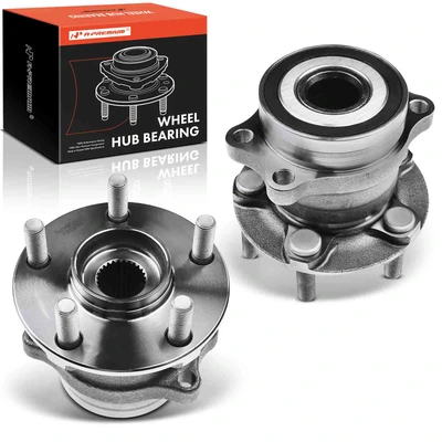 2 Pcs Rear Wheel Bearing & Hub Assembly