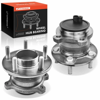 A-Premium APHB0538 2014-2018 Ford Transit Connect Wheel Bearing and Hub Assembly Kit Rear Driver & Passenger