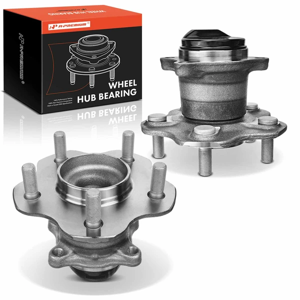 2 Pcs Rear Wheel Bearing & Hub Assembly with ABS Sensor for 2013-2019 Nissan Sentra