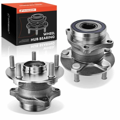 2 Pcs Rear Wheel Bearing & Hub Assembly