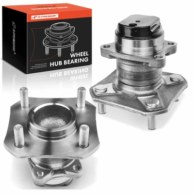 2 Pcs Rear Wheel Bearing & Hub Assembly