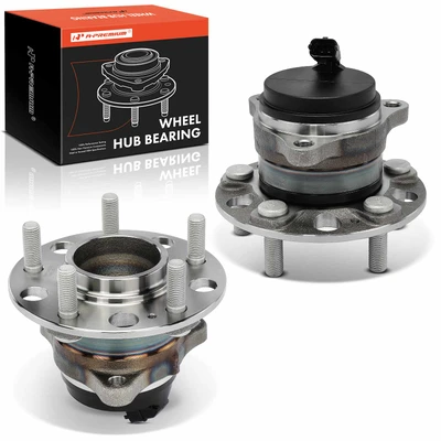 2 Pcs Rear Wheel Bearing Hub Assembly