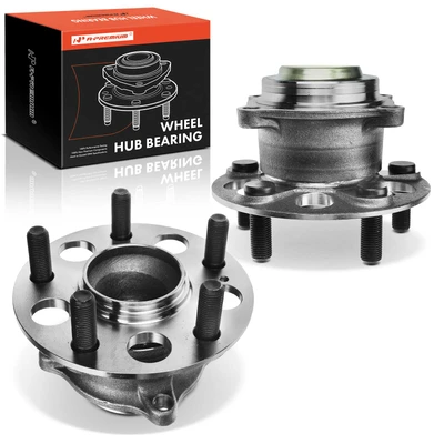 2 Pcs Rear Wheel Bearing & Hub Assembly