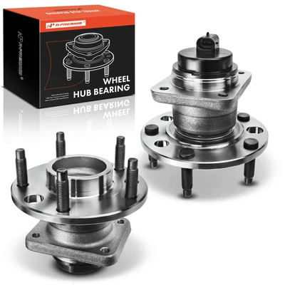 2 Pcs Wheel Bearing & Hub Assembly with ABS