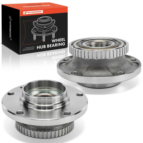 2 Pcs Front Wheel Hub Bearing Assembly for 1989-1991 BMW 525i